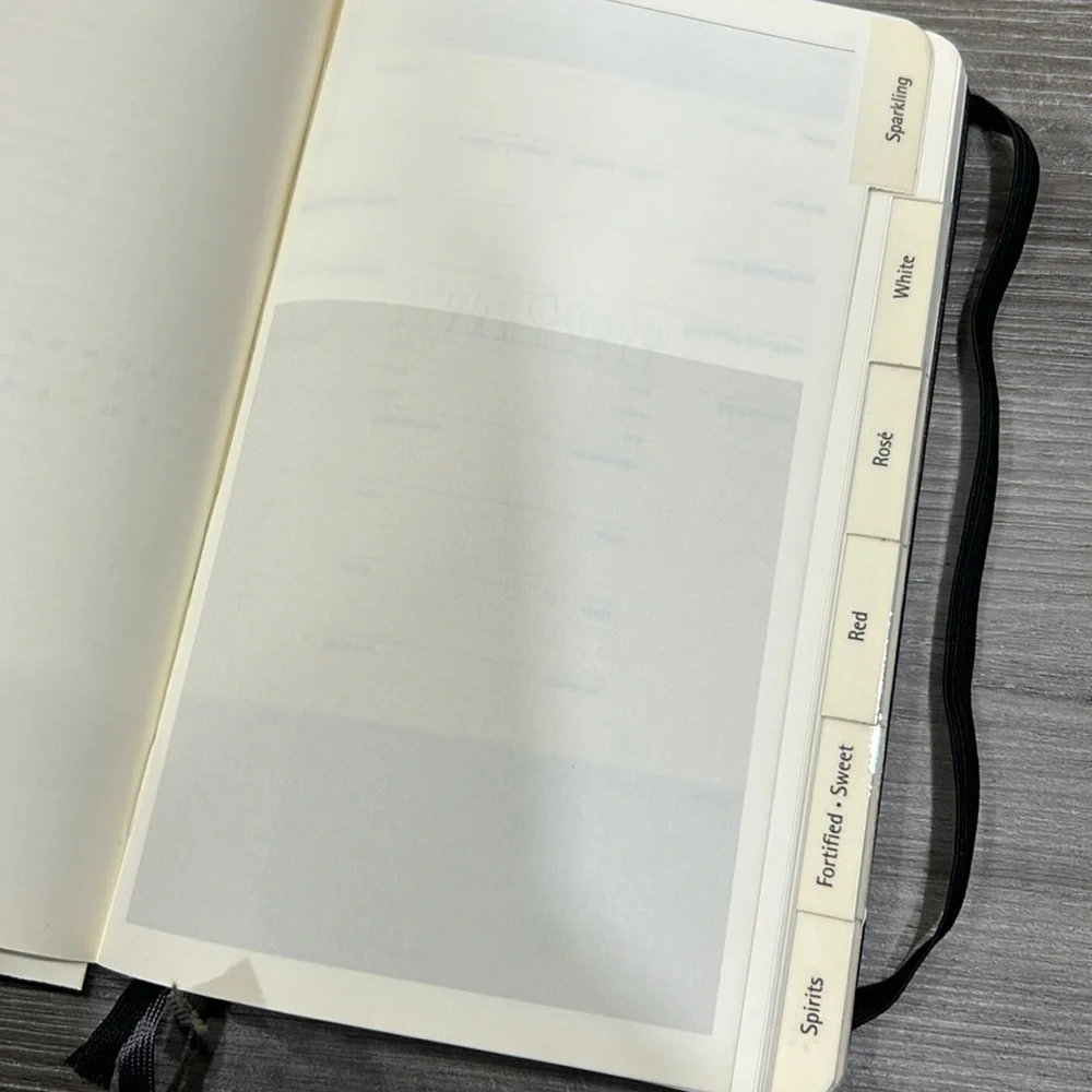 NEW Embossed Moleskine Wine Journal Gift Wine Lover